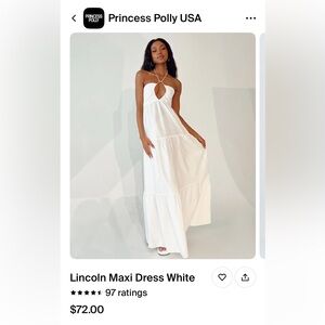 Lincoln Maxi Dress White